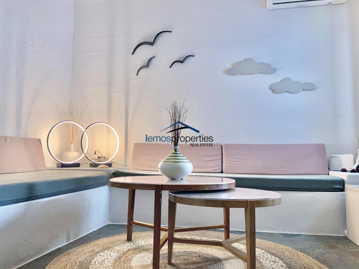 Aqua Blue, Only 100 Meters From The Beach Of Gialiskari Ioulis Exteriör bild